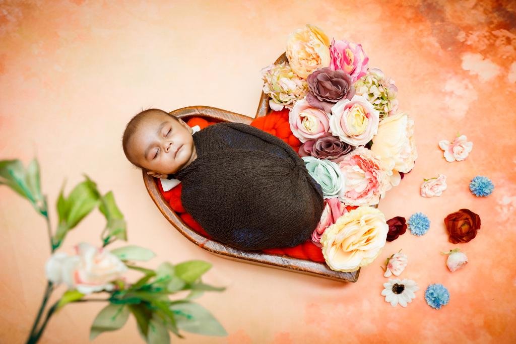 Newborn photography in Hyderabad baby portrait