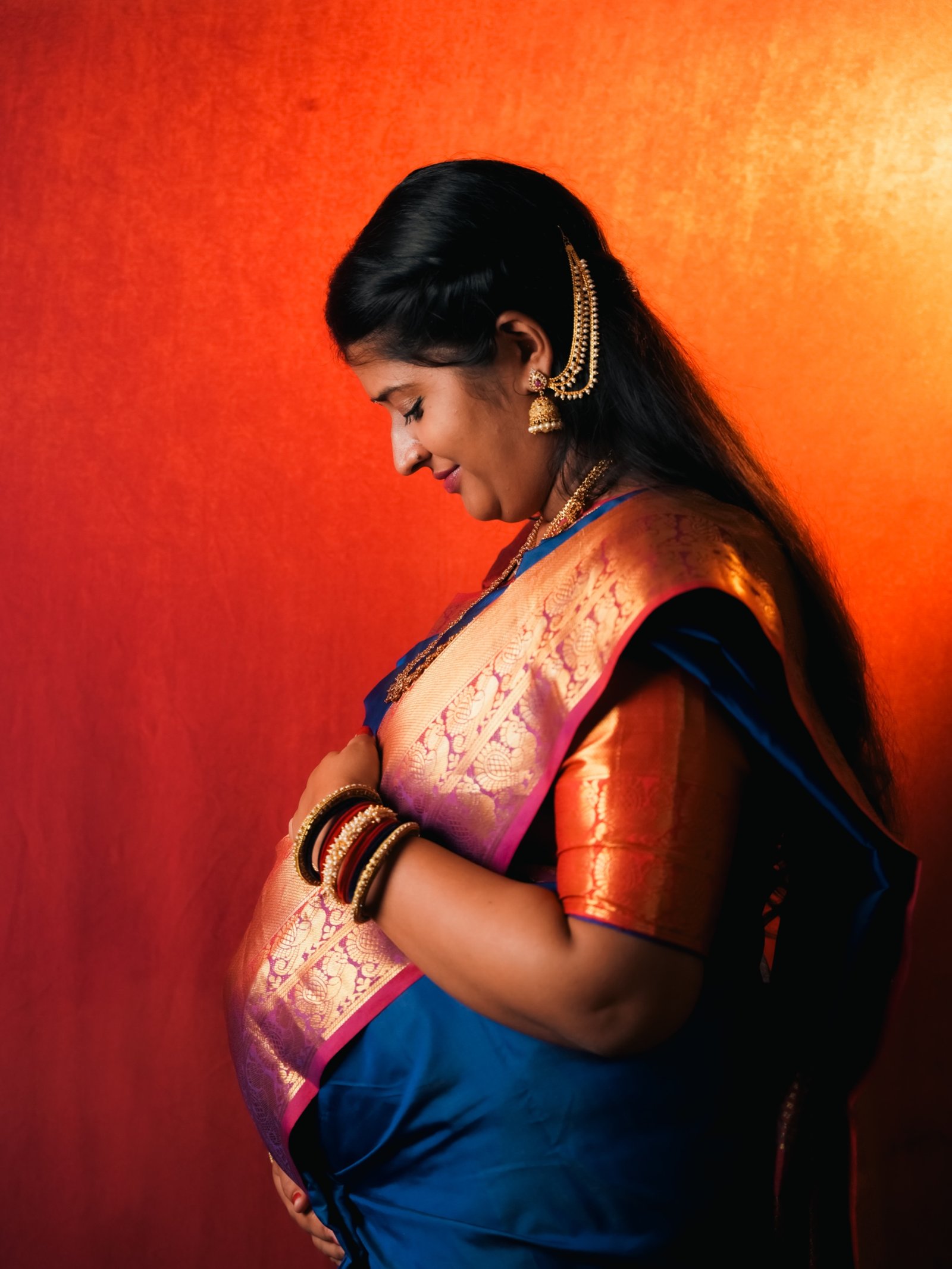 Maternity portrait photography in Hyderabad