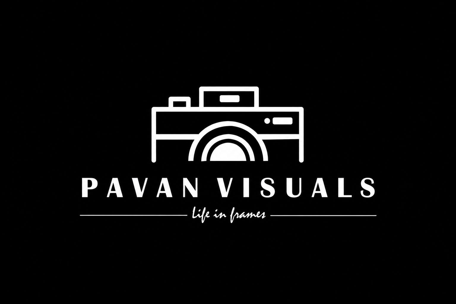 Pavan Visuals photographer in Hyderabad brand logo